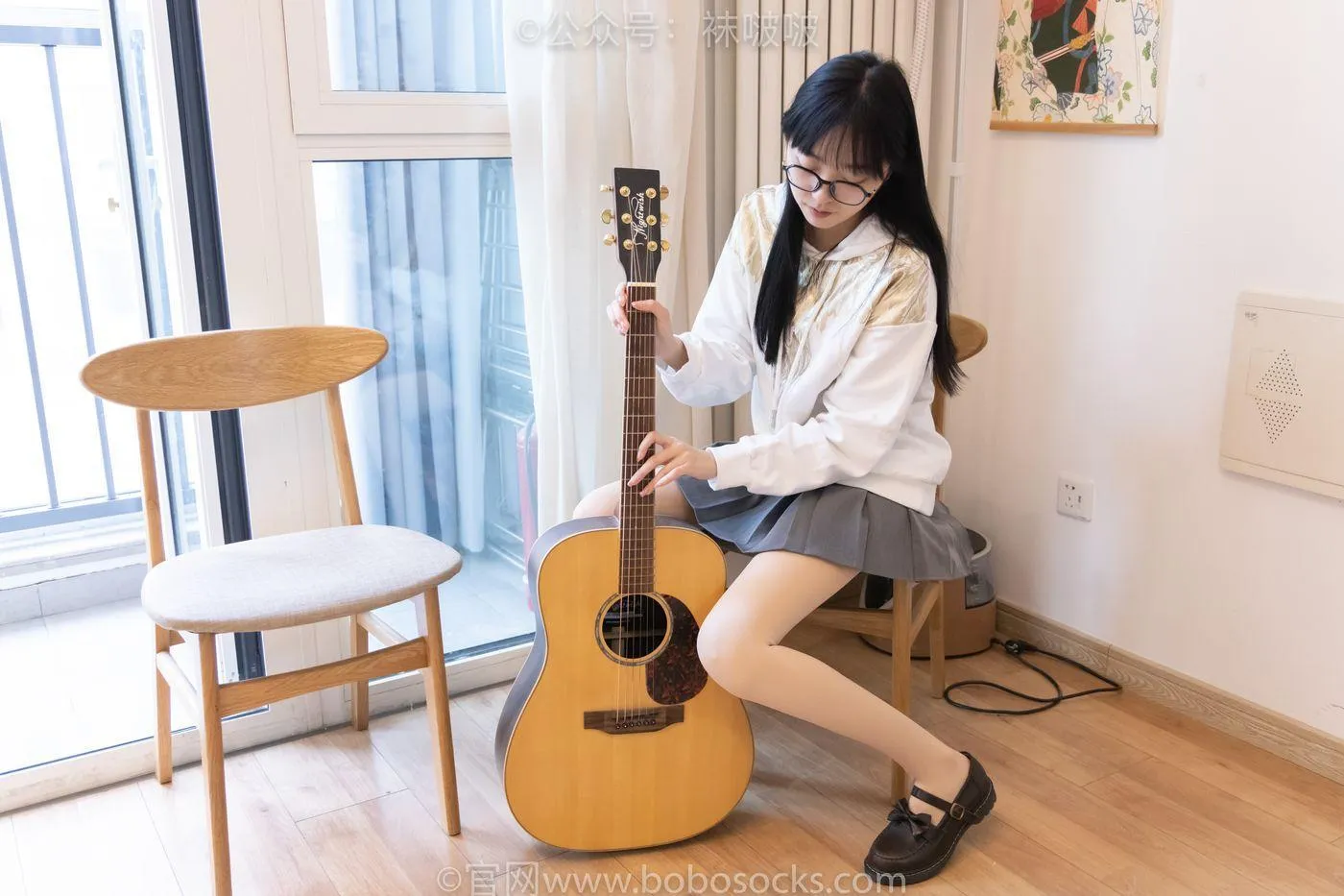 [BoBoSocks袜啵啵]NO.047 稚予-皮鞋、厚肉丝 [131P]插图5